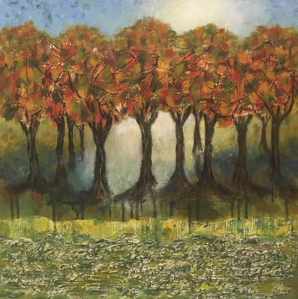 Autumn Glowing 24x24